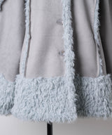 【予約10%OFF】【J1U by LA BELLE ETUDE】ノーカラームートンライクボンディングコート
