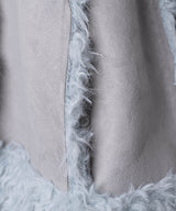 【予約10%OFF】【J1U by LA BELLE ETUDE】ノーカラームートンライクボンディングコート
