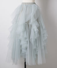 【予約10%OFF】"Lily" ボリュームチュールスカート
