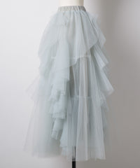 【予約10%OFF】"Lily" ボリュームチュールスカート