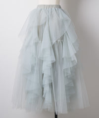【予約10%OFF】"Lily" ボリュームチュールスカート