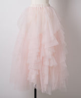 【予約10%OFF】"Lily" ボリュームチュールスカート