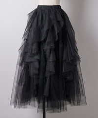 【予約10%OFF】"Lily" ボリュームチュールスカート