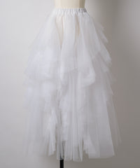 【予約10%OFF】"Lily" ボリュームチュールスカート