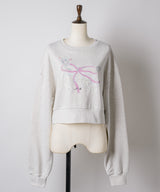 【Lam Balm】CONVENIENCE YOUNG Collaboration　クロップドスウェット