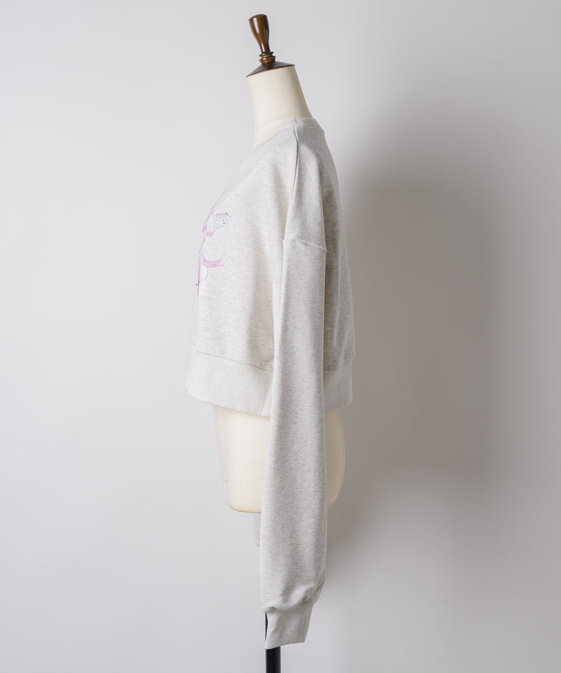 【Lam Balm】CONVENIENCE YOUNG Collaboration　クロップドスウェット