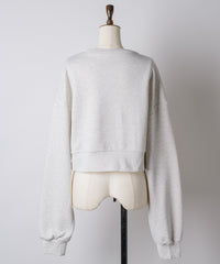 【Lam Balm】CONVENIENCE YOUNG Collaboration　クロップドスウェット