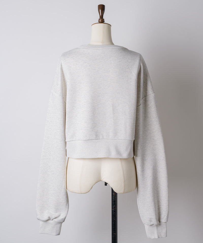 【Lam Balm】CONVENIENCE YOUNG Collaboration　クロップドスウェット