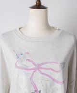 【Lam Balm】CONVENIENCE YOUNG Collaboration　クロップドスウェット