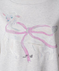 【Lam Balm】CONVENIENCE YOUNG Collaboration　クロップドスウェット