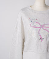 【Lam Balm】CONVENIENCE YOUNG Collaboration　クロップドスウェット