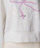 【Lam Balm】CONVENIENCE YOUNG Collaboration　クロップドスウェット