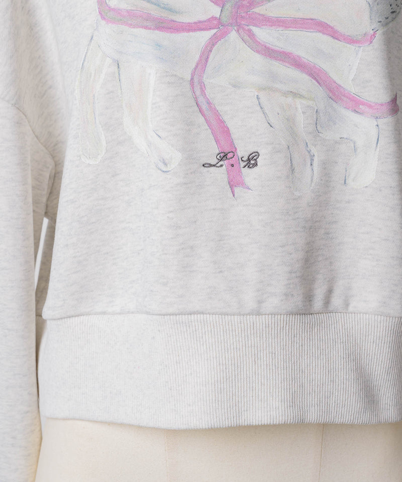 【Lam Balm】CONVENIENCE YOUNG Collaboration　クロップドスウェット