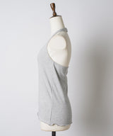 【GIUNON】hem mellow holter neck tops / ヘムメロウホルターネック