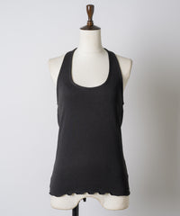 【GIUNON】hem mellow holter neck tops / ヘムメロウホルターネック