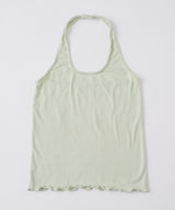【GIUNON】hem mellow holter neck tops / ヘムメロウホルターネック