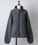 【GIUNON】drawstring fleece zipup jacket / ドロストフリースジップアップジャケット