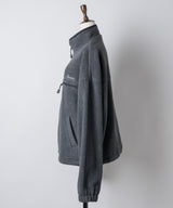 【GIUNON】drawstring fleece zipup jacket / ドロストフリースジップアップジャケット