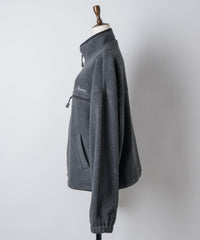【GIUNON】drawstring fleece zipup jacket / ドロストフリースジップアップジャケット