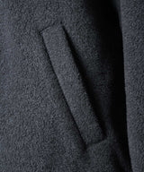 【GIUNON】drawstring fleece zipup jacket / ドロストフリースジップアップジャケット
