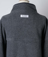 【GIUNON】drawstring fleece zipup jacket / ドロストフリースジップアップジャケット