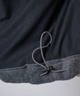 【GIUNON】drawstring fleece zipup jacket / ドロストフリースジップアップジャケット