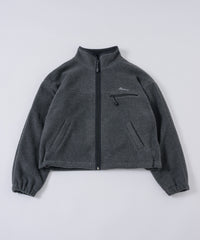 【GIUNON】drawstring fleece zipup jacket / ドロストフリースジップアップジャケット