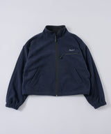 【GIUNON】drawstring fleece zipup jacket / ドロストフリースジップアップジャケット