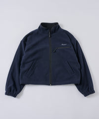 【GIUNON】drawstring fleece zipup jacket / ドロストフリースジップアップジャケット