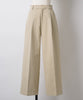 【GIUNON】wide leg tuck pants / ワイドレッグパンツ