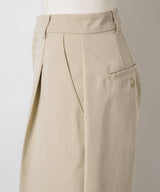【GIUNON】wide leg tuck pants / ワイドレッグパンツ