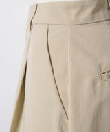 【GIUNON】wide leg tuck pants / ワイドレッグパンツ