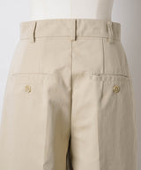 【GIUNON】wide leg tuck pants / ワイドレッグパンツ