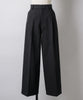 【GIUNON】wide leg tuck pants / ワイドレッグパンツ