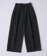 【GIUNON】wide leg tuck pants / ワイドレッグパンツ