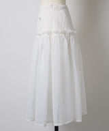 【GIUNON】2way frill sheer skirt / 2wayフリルシアースカート
