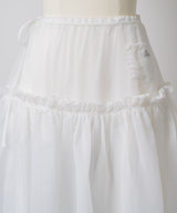 【GIUNON】2way frill sheer skirt / 2wayフリルシアースカート