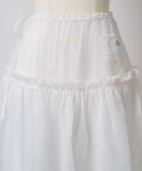 【GIUNON】2way frill sheer skirt / 2wayフリルシアースカート