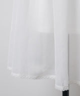 【GIUNON】2way frill sheer skirt / 2wayフリルシアースカート
