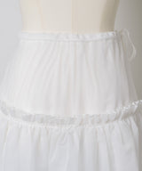 【GIUNON】2way frill sheer skirt / 2wayフリルシアースカート
