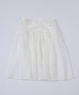 【GIUNON】2way frill sheer skirt / 2wayフリルシアースカート