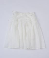 【GIUNON】2way frill sheer skirt / 2wayフリルシアースカート