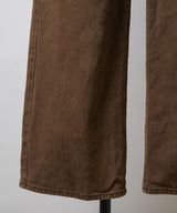 【GIUNON】back belt adjustable denim / バックベルトアジャスタブルデニム