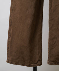【GIUNON】back belt adjustable denim / バックベルトアジャスタブルデニム