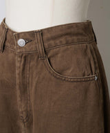 【GIUNON】back belt adjustable denim / バックベルトアジャスタブルデニム