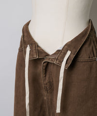 【GIUNON】back belt adjustable denim / バックベルトアジャスタブルデニム