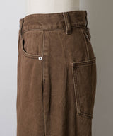 【GIUNON】back belt adjustable denim / バックベルトアジャスタブルデニム