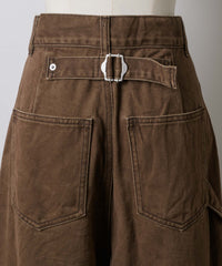 【GIUNON】back belt adjustable denim / バックベルトアジャスタブルデニム