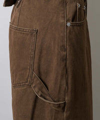 【GIUNON】back belt adjustable denim / バックベルトアジャスタブルデニム