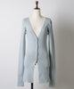 【一部カラー予約】バックスリットリブカーディガン